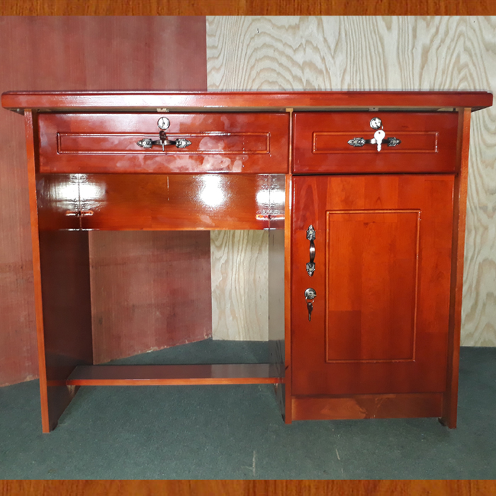 BÀN LÀM VIỆC GỖ CAO SU MÀU CÁNH GIÁN