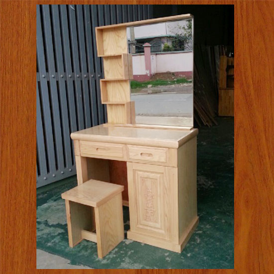 BÀN TRANG ĐIỂM SỒI NGA KỆ ZICZAC 80CM