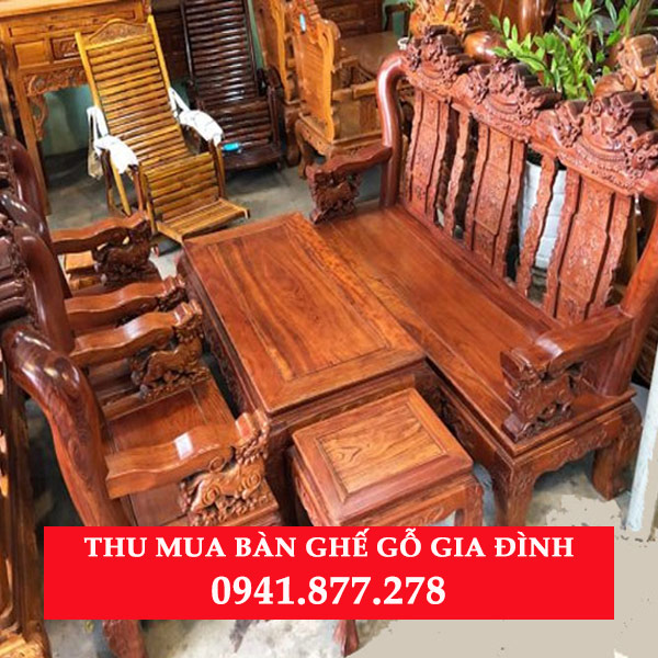 THU MUA BÀN GHẾ GỖ GIA ĐÌNH