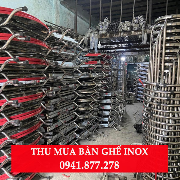 THU MUA BÀN GHẾ INOX