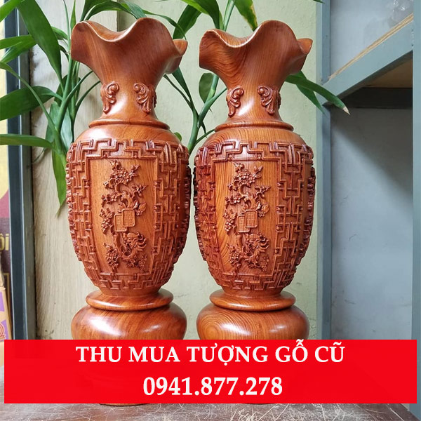 THU MUA TƯỢNG GỖ CŨ